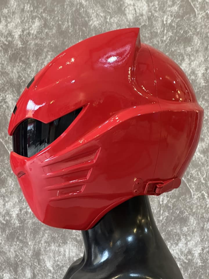 power rangers jungle fury red helmet / geki red helmet