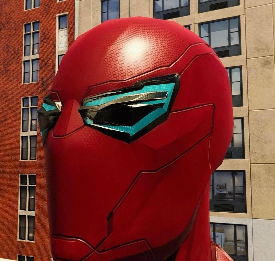 V2 Velocity faceshell and lenses spiderman game ps4 insomniac