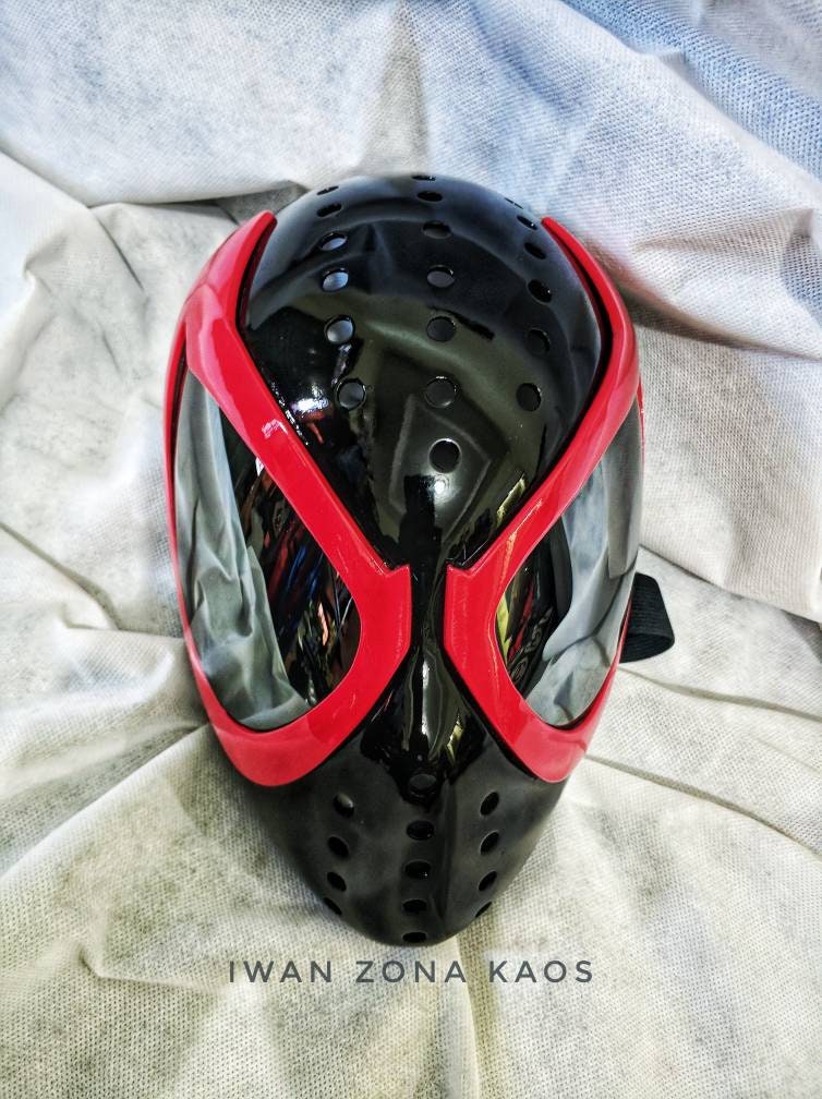 Big lenses Spiderman Morales faceshell