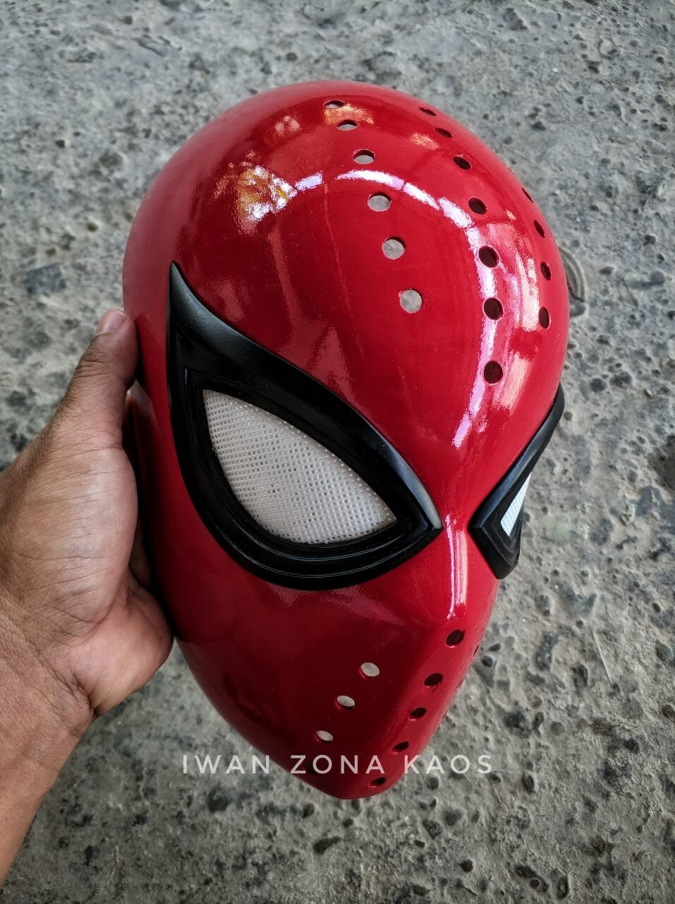 Red hood new outfit mask / mask cosplay / red hood outlaw