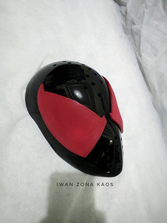 Scarlet kaine Spiderman faceshell and lenses