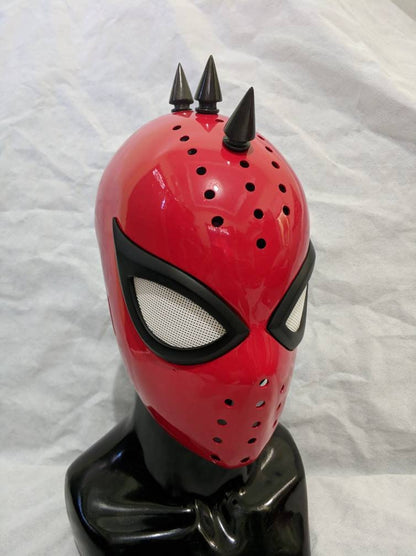 Spider punk faceshell and lenses with spike magnetic