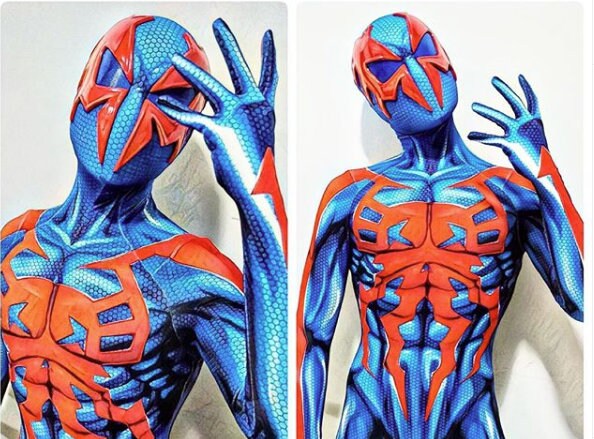 Spiderman 2099 with shadow faceshell and lenses