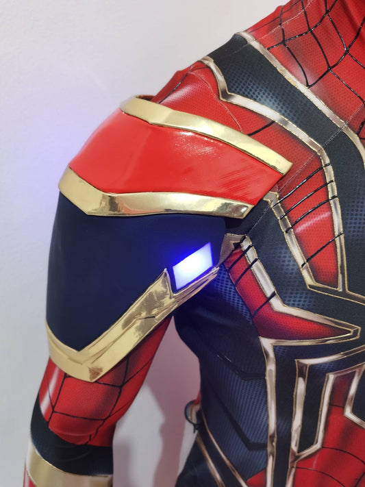 Iron spider shoulder pads (x2) with leds spiderman