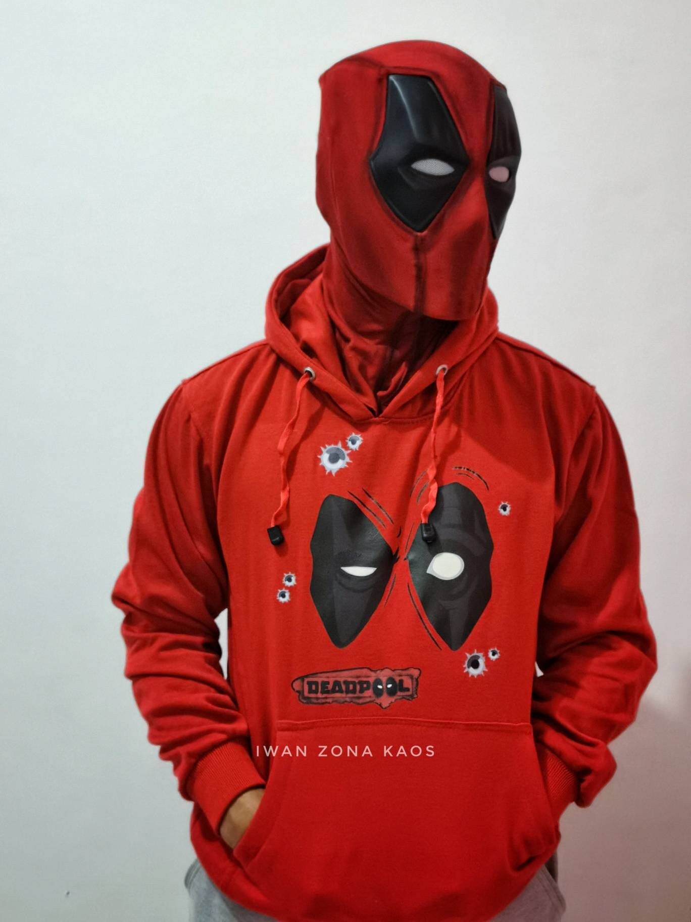 Deadpool mask / deadpool faceshell / deadpool cosplay / deadpool faceshell / deadpool helmet replica