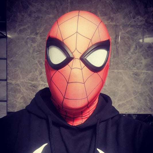 Spiderman game PS4 mask with Shell and lenses