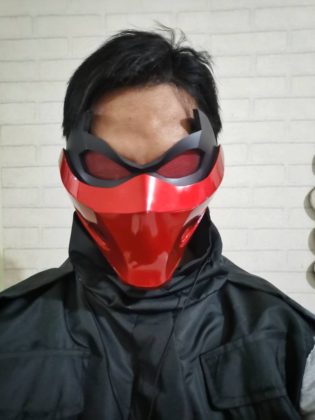 Red hood new outfit mask / mask cosplay / red hood outlaw