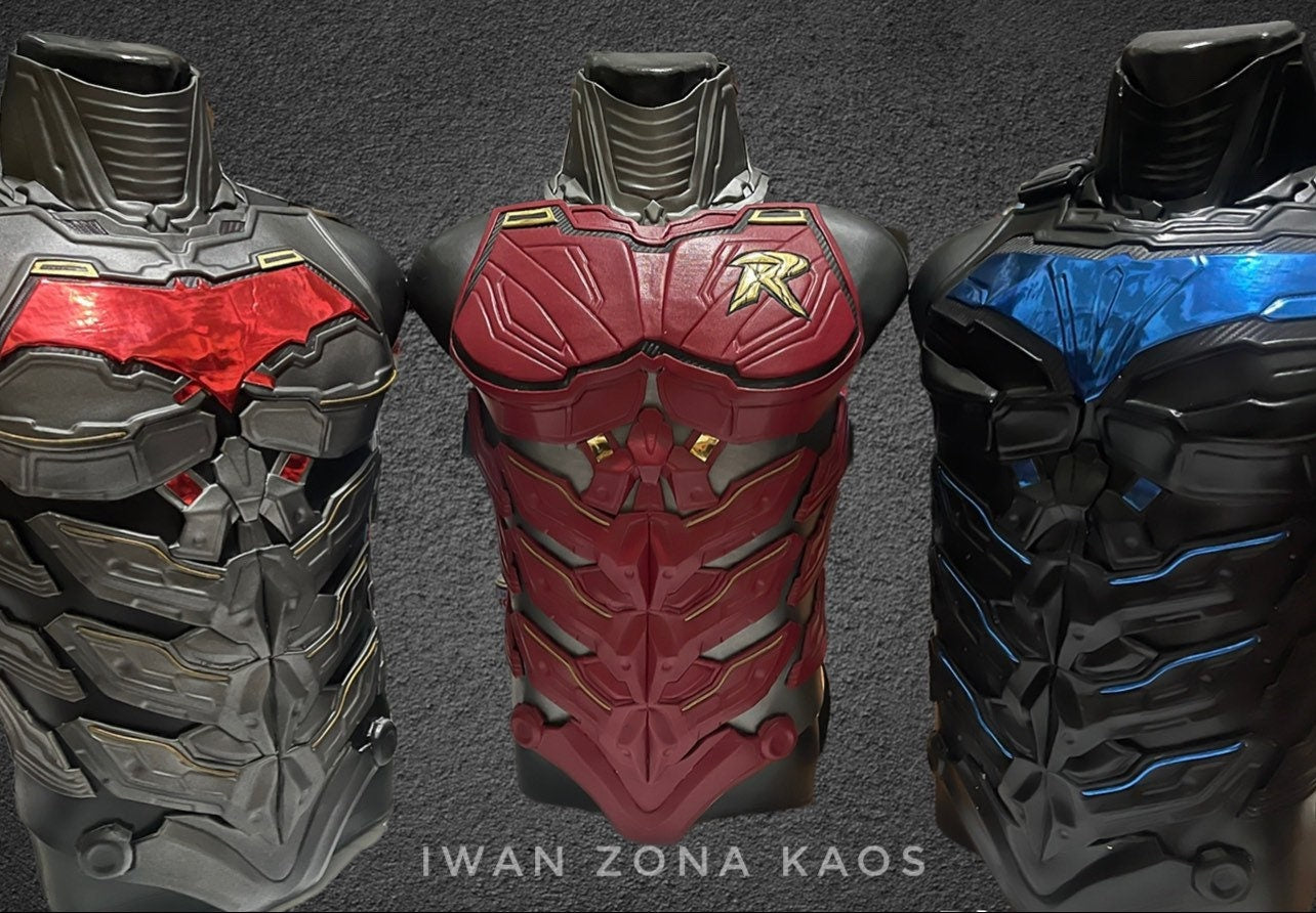 chest and torso cosplay / custom / body armor / red hood /robin /knightwing