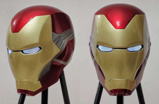 Iron man mark 85 helmet with led in eye and back