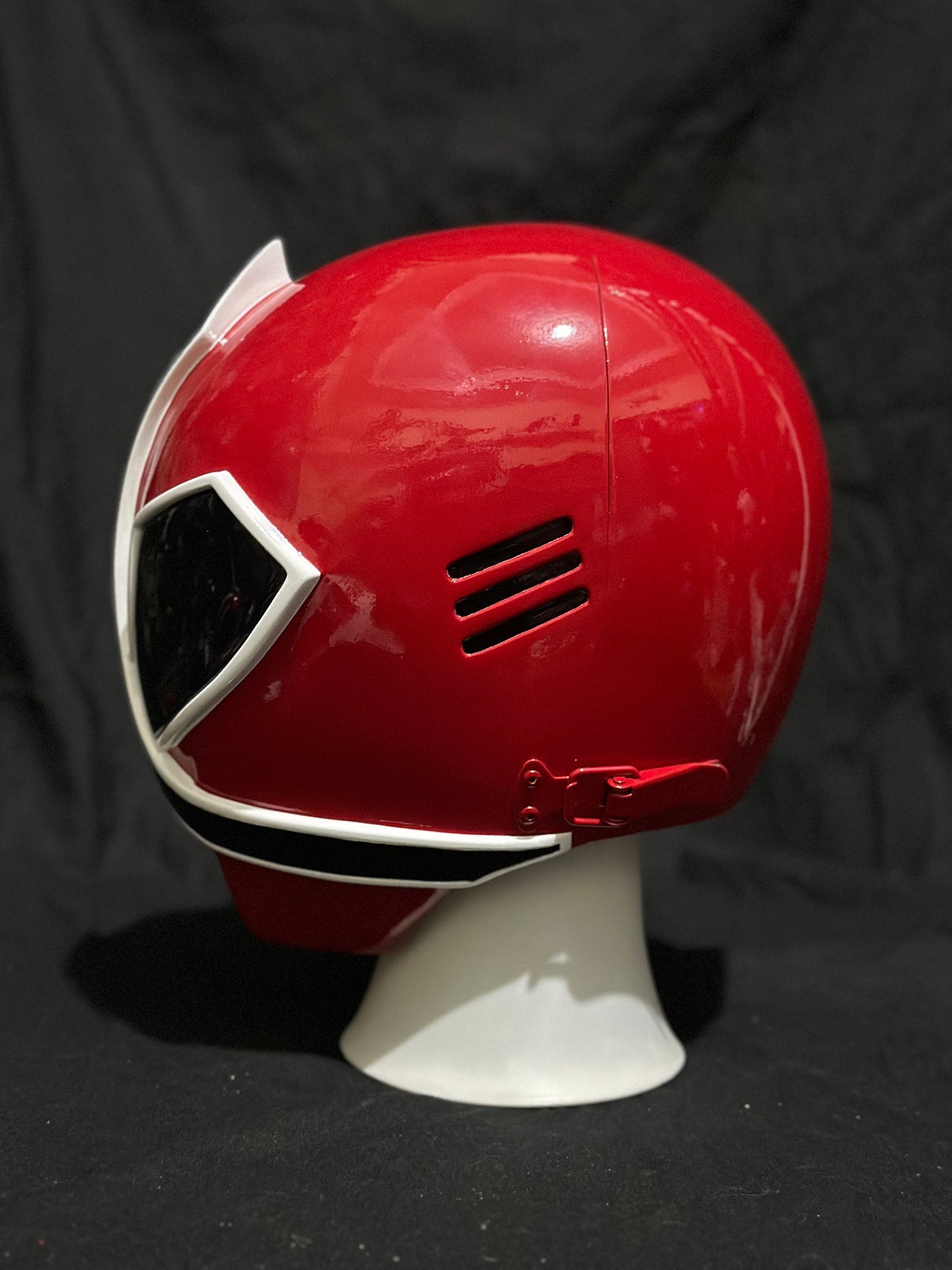 Power Rangers red Samurai helmet / red Samurai Sentai Shinkenger helmet