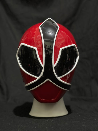 Power Rangers red Samurai helmet / red Samurai Sentai Shinkenger helmet