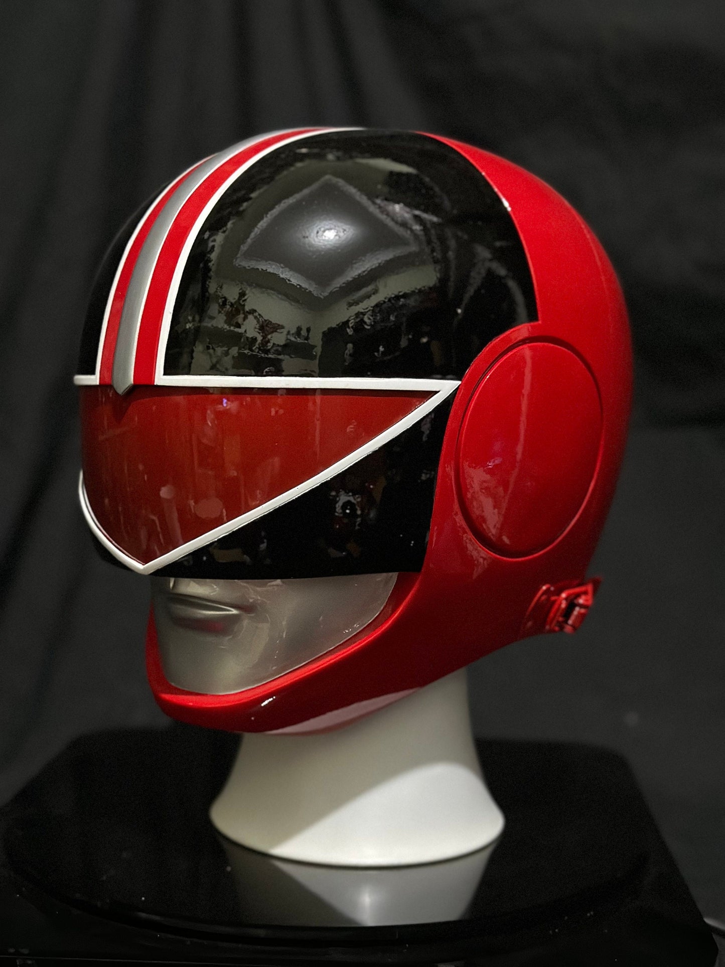 red Power Rangers time force helmet / mirai sentai time ranger helmet